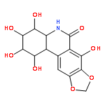 (1r,2s,3s,4s,4ar,11br)-1,2,3,4,7-pentahydroxy-2,3,4,4a,5,11b-hexahydro-1h-[1,3]dioxolo[4,5-j]phenanthridin-6-one