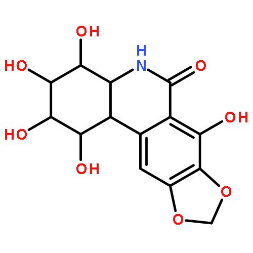 (1r,2s,3s,4s,4ar,11br)-1,2,3,4,7-pentahydroxy-2,3,4,4a,5,11b-hexahydro-1h-[1,3]dioxolo[4,5-j]phenanthridin-6-one