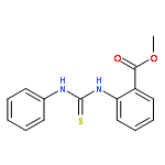 Benzoic acid, 2-[[(phenylamino)thioxomethyl]amino]-, methyl ester