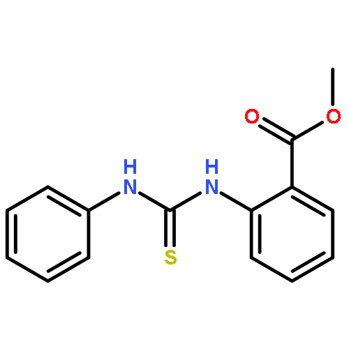 Benzoic acid, 2-[[(phenylamino)thioxomethyl]amino]-, methyl ester