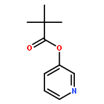 Propanoic acid, 2,2-dimethyl-, 3-pyridinyl ester