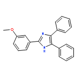 1H-Imidazole, 2-(3-methoxyphenyl)-4,5-diphenyl-