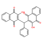 1,4-Naphthalenedione, 2,2'-(phenylmethylene)bis[3-hydroxy-