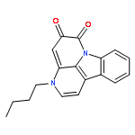 3H-Indolo[3,2,1-de][1,5]naphthyridine-5,6-dione, 3-butyl-