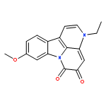 3H-Indolo[3,2,1-de][1,5]naphthyridine-5,6-dione, 3-ethyl-9-methoxy-