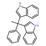 1H-Indole, 3,3'-(1-phenylethylidene)bis-