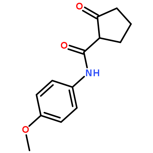 Cyclopentanecarboxamide, N-(4-methoxyphenyl)-2-oxo-