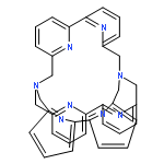 1,14,39,40,41,42,43,44-Octaazaoctacyclo[12.12.12.13,7.18,12.116,20.121,
25.128,32.133,37]tetratetraconta-3,5,7(44),8,10,12(43),16,18,20(42),21,23
,25(41),28,30,32(40),33,35,37(39)-octadecaene