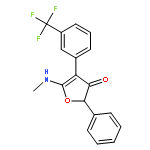 3(2H)-Furanone,5-(methylamino)-2-phenyl-4-[3-(trifluoromethyl)phenyl]-