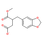 Butanedioic acid, (1,3-benzodioxol-5-ylmethyl)-, 1-methyl ester