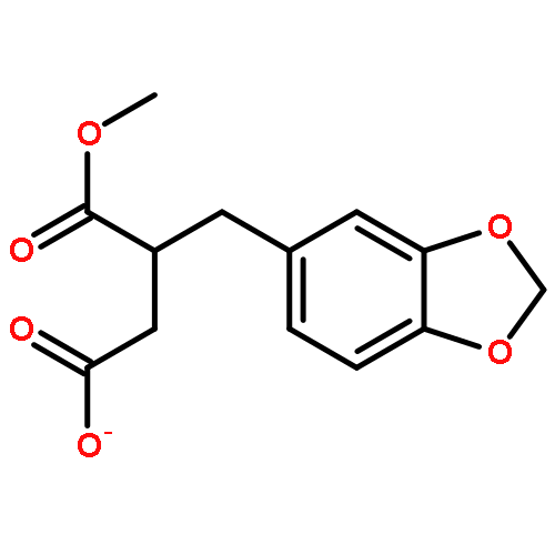 Butanedioic acid, (1,3-benzodioxol-5-ylmethyl)-, 1-methyl ester