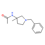 ACETAMIDE, N-[3-METHYL-1-(PHENYLMETHYL)-3-PYRROLIDINYL]-