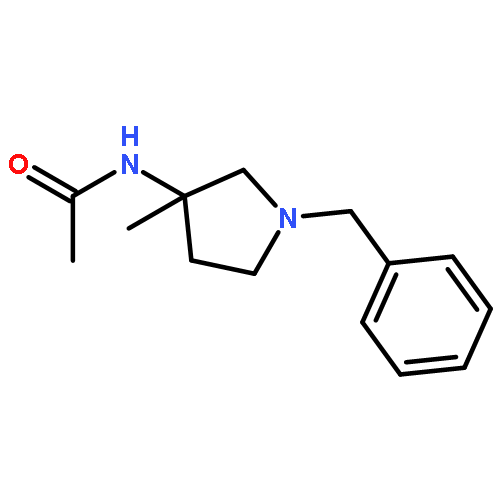 ACETAMIDE, N-[3-METHYL-1-(PHENYLMETHYL)-3-PYRROLIDINYL]-