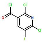 3-Pyridinecarbonylchloride, 2,6-dichloro-5-fluoro-