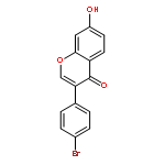 4H-1-Benzopyran-4-one, 3-(4-bromophenyl)-7-hydroxy-