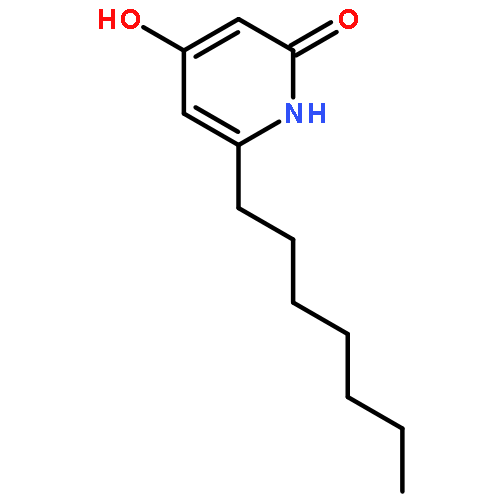 2(1H)-Pyridinone, 6-heptyl-4-hydroxy-