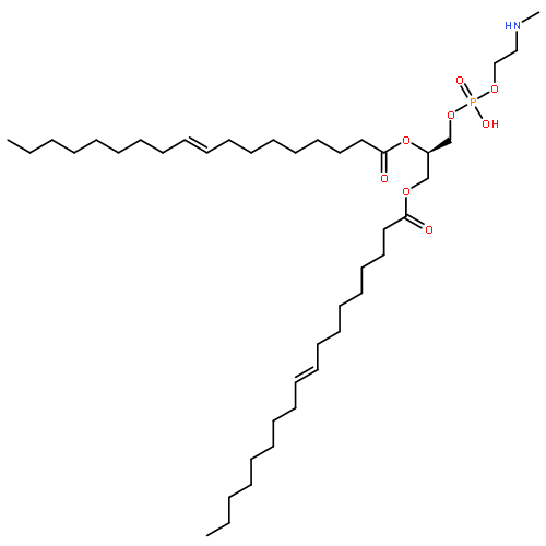 9-Octadecenoic acid(9Z)-,1,1'-[(1R)-1-(3-hydroxy-3-oxido-2,4-dioxa-7-aza-3-phosphaoct-1-yl)-1,2-ethanediyl]ester (9CI)