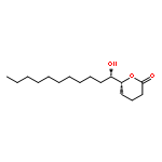 (5R*,6S*)-6-hydroxyhexadecan-5-olide