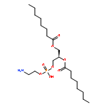 Octanoic acid,1-[[[(2-aminoethoxy)hydroxyphosphinyl]oxy]methyl]-1,2-ethanediyl ester,(R)-