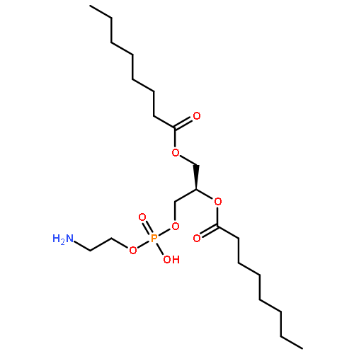 Octanoic acid,1-[[[(2-aminoethoxy)hydroxyphosphinyl]oxy]methyl]-1,2-ethanediyl ester,(R)-