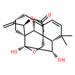 Kaura-2,16-dien-1-one,15-(acetyloxy)-7,20-epoxy-6,7-dihydroxy-, (6b,7a,15b)-