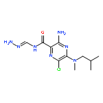 2-Pyrazinecarboxamide,3-amino-N-(aminoiminomethyl)-6-chloro-5-[methyl(2-methylpropyl)amino]-