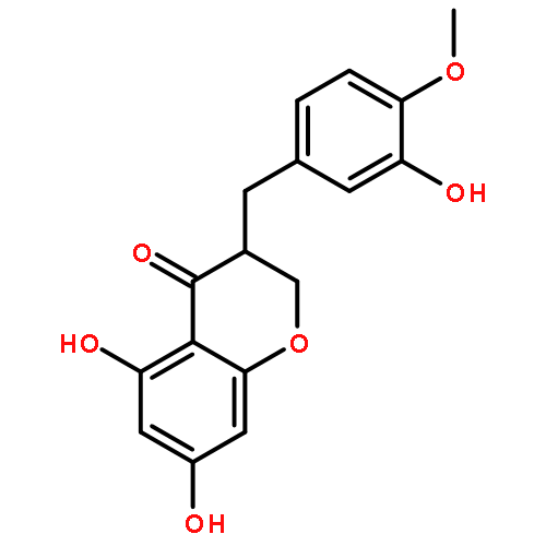 3-(3-hydroxy-4-methoxybenzyl)-5,7-dihydroxychroman-4-one