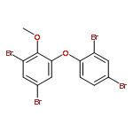 Benzene, 1,5-dibromo-3-(2,4-dibromophenoxy)-2-methoxy-