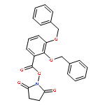 2,5-Pyrrolidinedione, 1-[[2,3-bis(phenylmethoxy)benzoyl]oxy]-