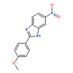 1H-Benzimidazole, 2-(4-methoxyphenyl)-5-nitro-