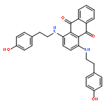 9,10-Anthracenedione,1,4-bis[[2-(4-hydroxyphenyl)ethyl]amino]-