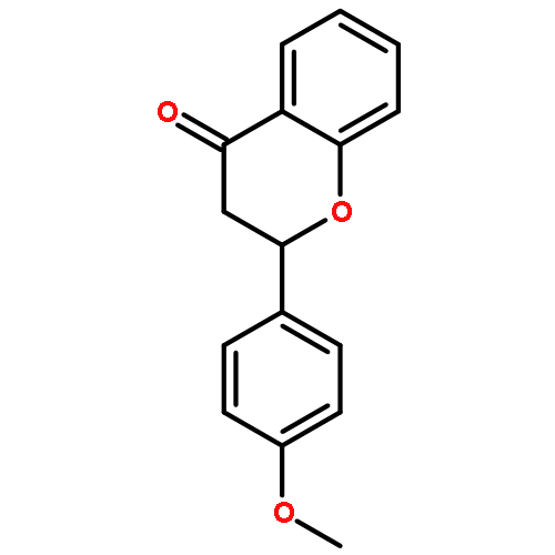 4H-1-Benzopyran-4-one,2,3-dihydro-2-(4-methoxyphenyl)-