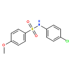 Benzenesulfonamide, N-(4-chlorophenyl)-4-methoxy-