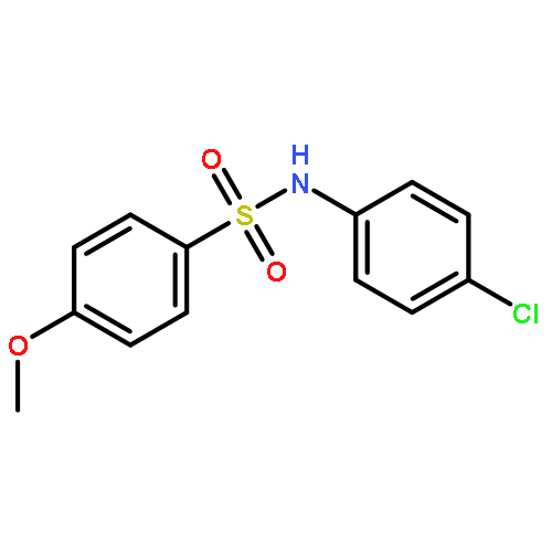 Benzenesulfonamide, N-(4-chlorophenyl)-4-methoxy-