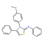 Benzenamine, N-[3-(4-methoxyphenyl)-4-phenyl-2(3H)-thiazolylidene]-