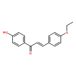 2-Propen-1-one, 3-(4-ethoxyphenyl)-1-(4-hydroxyphenyl)-