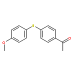 Ethanone, 1-[4-[(4-methoxyphenyl)thio]phenyl]-