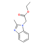 1H-Benzimidazole-1-acetic acid, 2-methyl-, ethyl ester