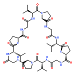 Cyclo(glycyl-L-valyl-L-prolylglycyl-L-valyl-L-prolylglycyl-L-valyl-L-prolylglycyl-
L-valyl-L-prolyl)