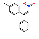 Benzene, 1,1'-(nitroethenylidene)bis[4-methyl-