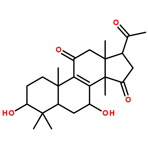 (3beta,5alpha,7beta,14xi)-3,7-dihydroxy-4,4,14-trimethylpregn-8-ene-11,15,20-trione