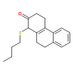 2(1H)-Phenanthrenone, 1-(butylthio)-3,4,9,10-tetrahydro-