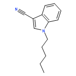 1H-Indole-3-carbonitrile, 1-pentyl-