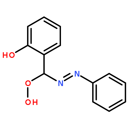 Phenol, 2-[hydroperoxy(phenylazo)methyl]-