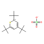 Thiopyrylium, 2,4,6-tris(1,1-dimethylethyl)-, perchlorate