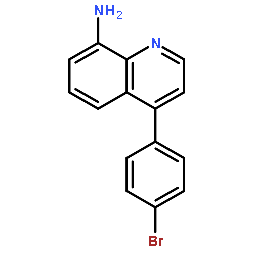 8-Quinolinamine, 4-(4-bromophenyl)-