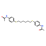 Acetamide, N,N'-[1,6-hexanediylbis(thio-4,1-phenylene)]bis-