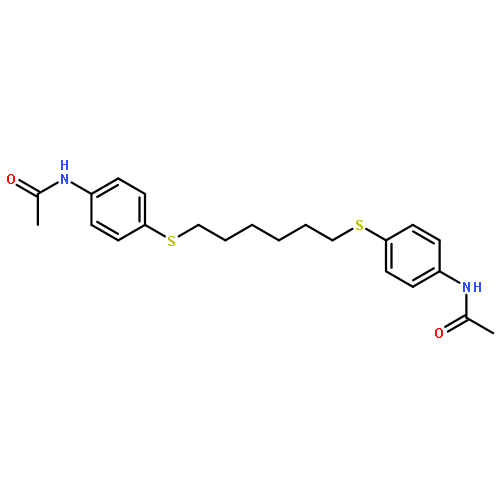 Acetamide, N,N'-[1,6-hexanediylbis(thio-4,1-phenylene)]bis-