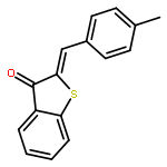 Benzo[b]thiophen-3(2H)-one, 2-[(4-methylphenyl)methylene]-, (Z)-