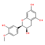 2H-1-Benzopyran-3,5,7-triol,3,4-dihydro-2-(3-hydroxy-4-methoxyphenyl)-, (2R,3R)-